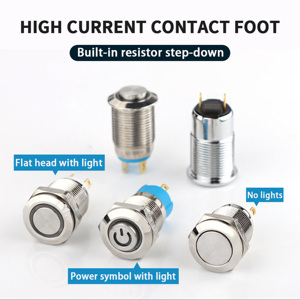 8mm Smd Moentary su geçirmez anahtarı dokunmatik anahtarı push button mini yuvarlak mini mekanik elektronik gümüş basmalı düğme anahtarı - Product Image 5