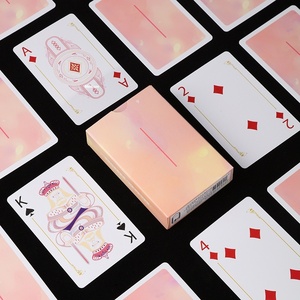 Yaratıcı Texas Playing Playing iskambil kartları Poker beyaz çekirdek kalınlaşmış kağıt sihirli köy kesme tahtası oyunu