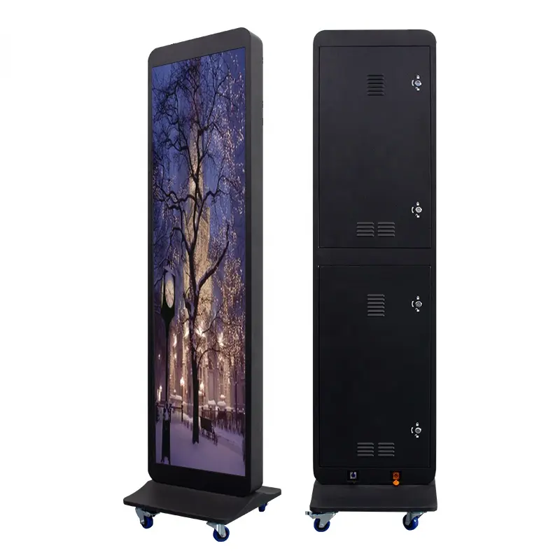 Hot selling display stand digital signage P2.5 indoor advertisement billboard banner led poster screen for advertising