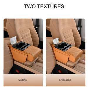 Car Accessories Universal <strong>Armrest</strong> Cover Artificial Leather Multifunctional Side Storage Increase Height Car Central Cushion Mat
