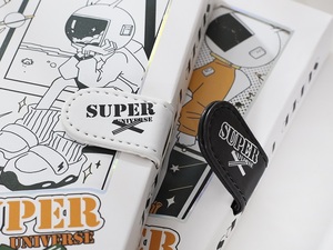 32K Kawaii siêu nhân vũ trụ PU da máy tính xách tay màu trang với từ tính cho sinh viên - Product Image 6