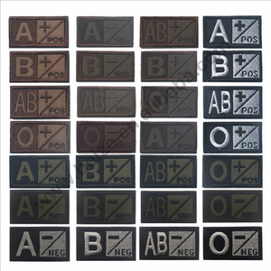 AB Positive POS Klett verschluss Tactical Blood <span class=keywords><strong>Type</strong></span> Patches für Rucksack