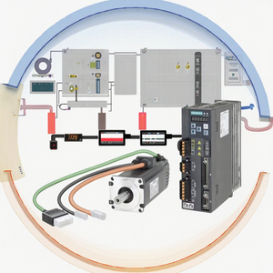 高AC同期サーボドライブモーターModbus RTU 50Hz周波数プリンタ用さまざまなタイプ防水サーボモータードライブ - Product Image 2