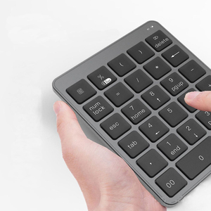Teclado numérico inalámbrico OEM 2,4g, interruptores de tijeras ultrafinos, teclado numérico para computadora/escritorio/PC/portátil/