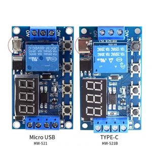 5V Typ C Micro-USB-Zeit verzögerung relais modul 4-Tasten-3-stellige digitale Röhren-LED Digitales Verzögerung relais Trigger-Timer-Steuersc halter - Product Image 1