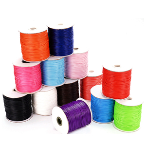 Imitation Leather Chinese Factory Supply 2.5mm Wide Macrame Polyester Wax Lacing Cord <strong>String</strong> for DIY Decoration - Product Image 5