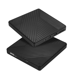 EDD17 7 IN 1tf卡外部光盘 +/-RW驱动器，带sd卡读卡器和USB端口USB 3.0 Type-C DVD光盘 - Product Image 2