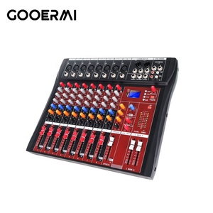 CT8 Professional 8 Channel Audio Mixing Console <strong>Pro</strong> Audio Dj <strong>Mixer</strong> for Stage Performance Sound System