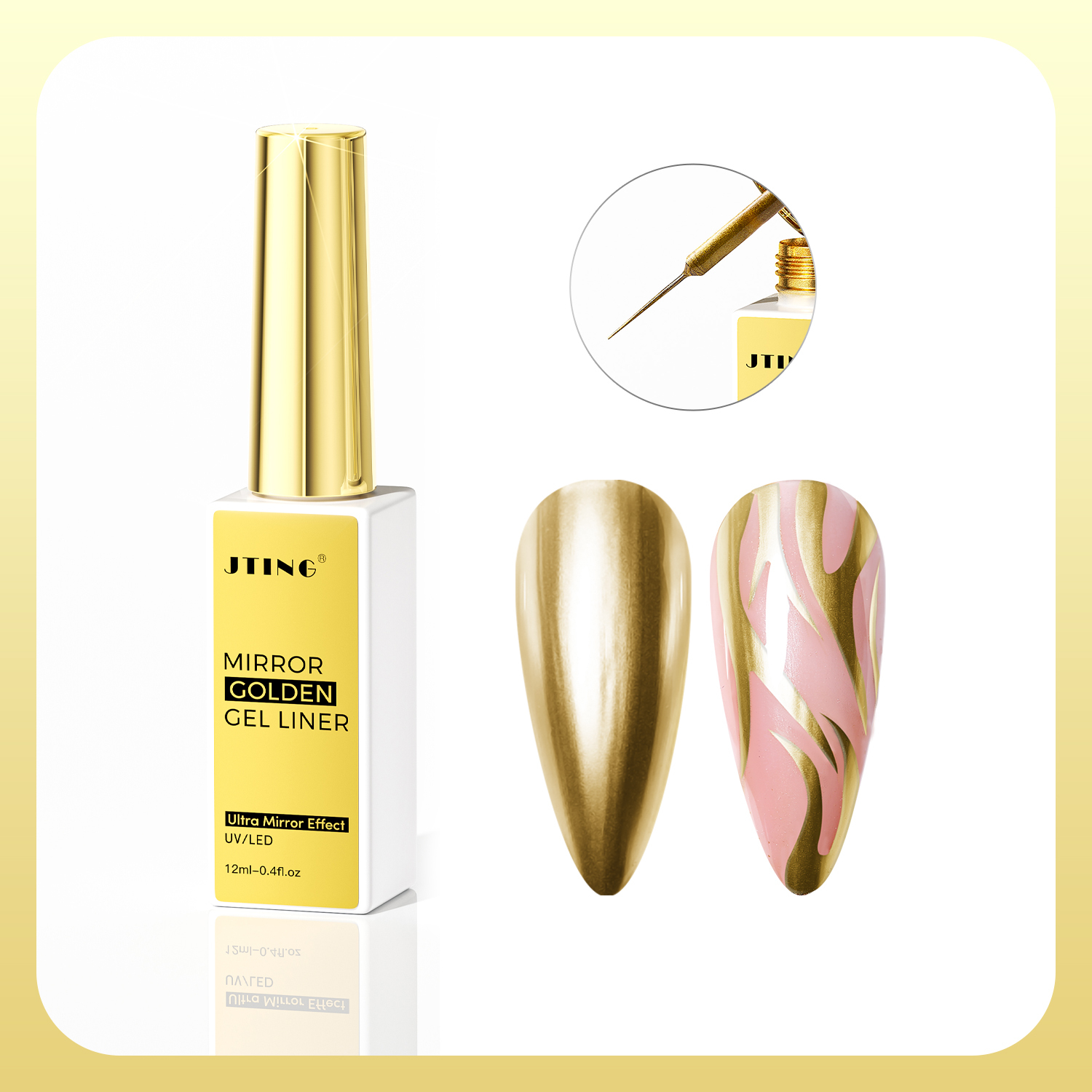 FG54 Delineador en Gel Dorado