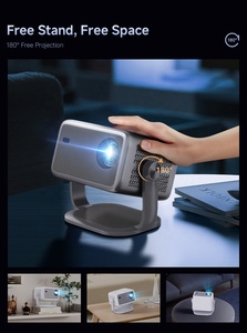 2024 el más nuevo proyector portátil 1080P 4K Android 13 con licencia de Netflix soporte ajustable incorporado Mini proyector inteligente WiFi 6 - Product Image 3