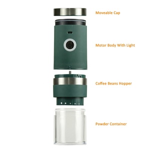 ブラシとType-Cインターフェースを備えた工場直販ポータブルUSBコーヒー豆グラインダーミル - Product Image 5