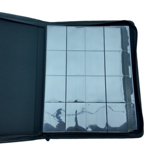 16 כיס פו רוכסן binder כפול כרטיס פרמיה דו צדדי עבור אלבום אוסף כרטיס ביקור אוסף כרטיס ביקור - Product Image 5