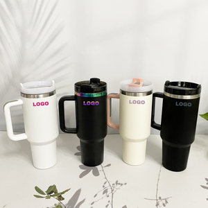 แก้วมัคสแตนเลส H2.0ของแท้1:1แบรนด์ดังถ้วยขนาด40ออนซ์พร้อมหลอดสำหรับเป็นของขวัญ - Product Image 5