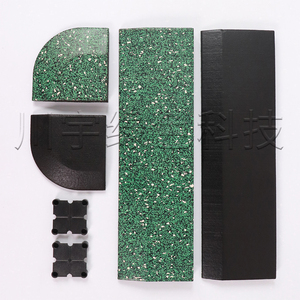健身房橡胶地板垫瓷砖，带健身房边缘平台和橡胶卷 - Product Image 4