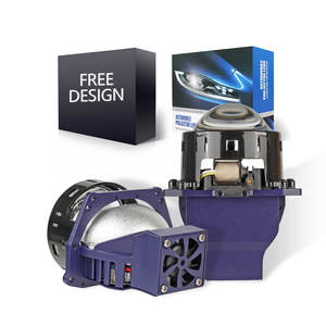 A80 yeni varış Car Led lazer projektör Lens Bi Led projektör far tahribatsız kurulum için projektör Lens araba - Product Image 6