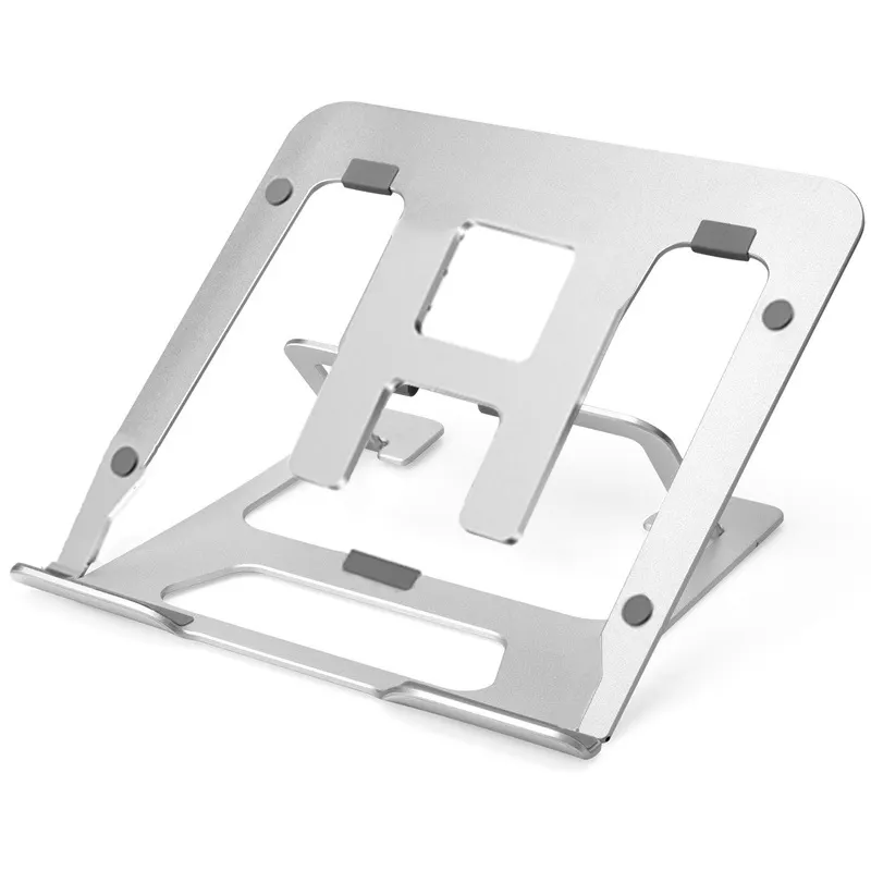 Supporto per laptop verticale doppio in alluminio di design 3 in 1 widen supporto da tavolo verticale regolabile in metallo per macbook