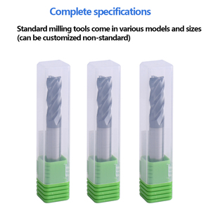 Customizable ODM Professional HRC45 Coated Carbide 4MM Square End Milling <strong>Cutter</strong> <strong>50mm</strong> Overall Length CNC Tool Nose End Mill