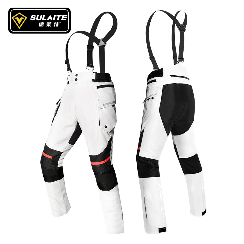 Light Grey Trousers - SLT0706 Pull-Up Pants