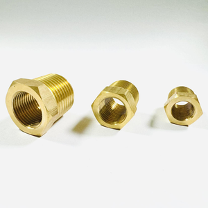 Brass <span class=keywords><strong>Reducer</strong></span> Hex ỐNg Lót Adapter Brass phù hợp 1/8 NPT Nam để nữ chủ đề - Product Image 3