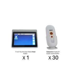 Interkom Nirkabel Layar Sentuh 7-Inci dengan Cradle Ekstensi Lora 01, Daya Tahan Baterai 30 Hari, Jangkauan 100m-10000m untuk Rumah Sakit dan Kafe - Product Image 1