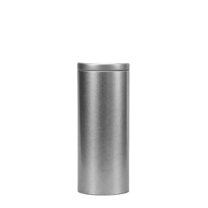 定制工厂锡盒带窗茶罐圆形防锈锡罐 - Product Image 1