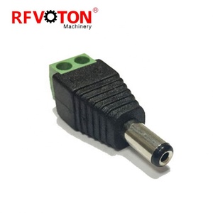 Voton CCTVビデオカメラコネクタDC男性と女性5.5 X 2.1mm CCTV DCパワージャックRFアプリケーション - Product Image 1