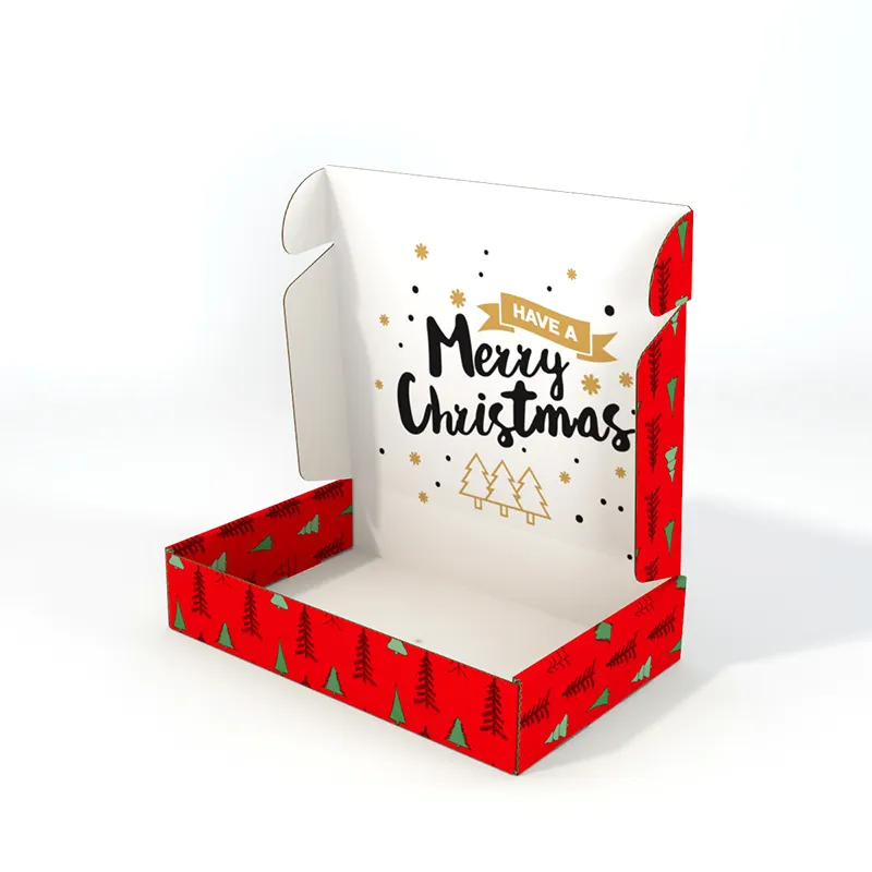Boîte de Noël à chocolat personnalisée pour emballage de bonbons Boîte-cadeau de Noël pour emballage de chocolat avec calendrier de l'avent