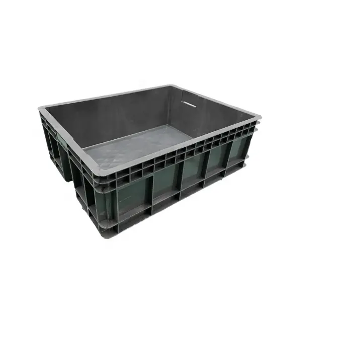 Euro Logistic Storage Moving Turnover Crate Box Large Stackable Wholesale Plastic Plastico Plastic Transport Solid Box