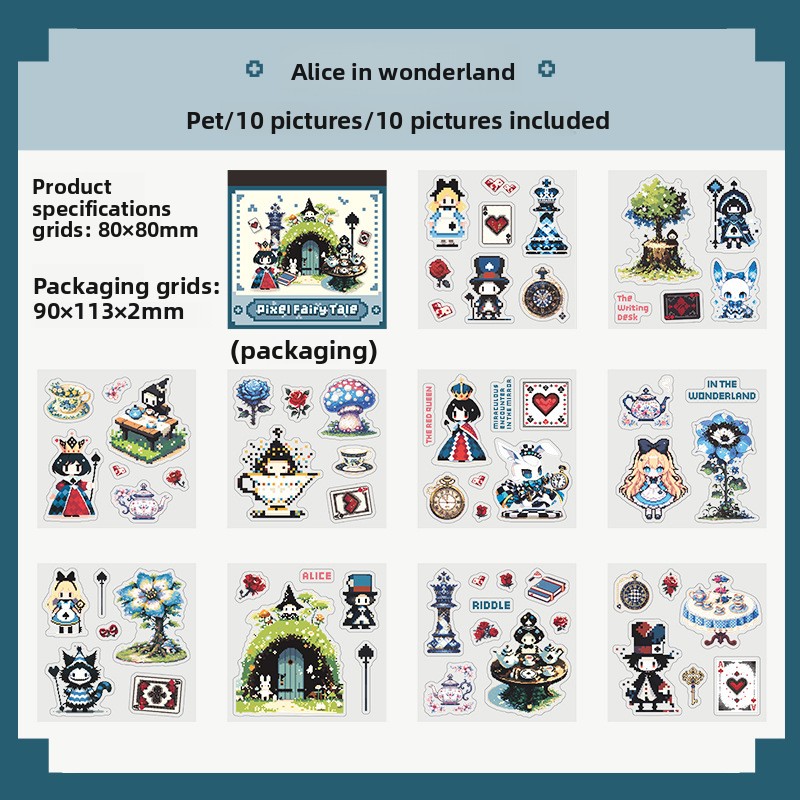 Un Alice au pays des merveilles-blanc