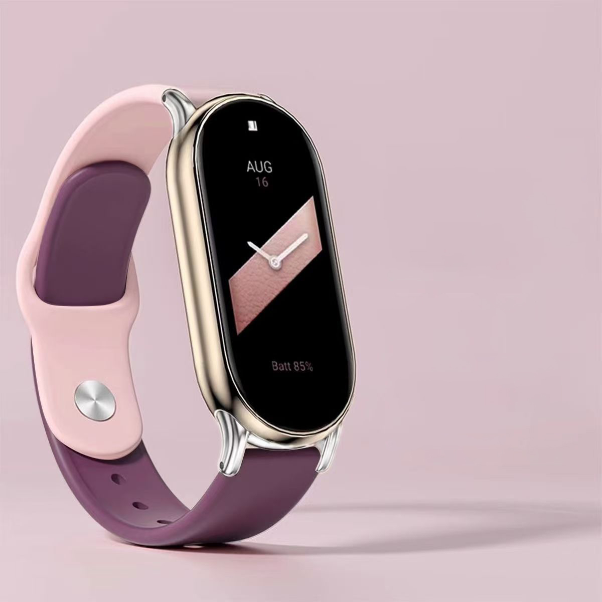 rose et violet fumé