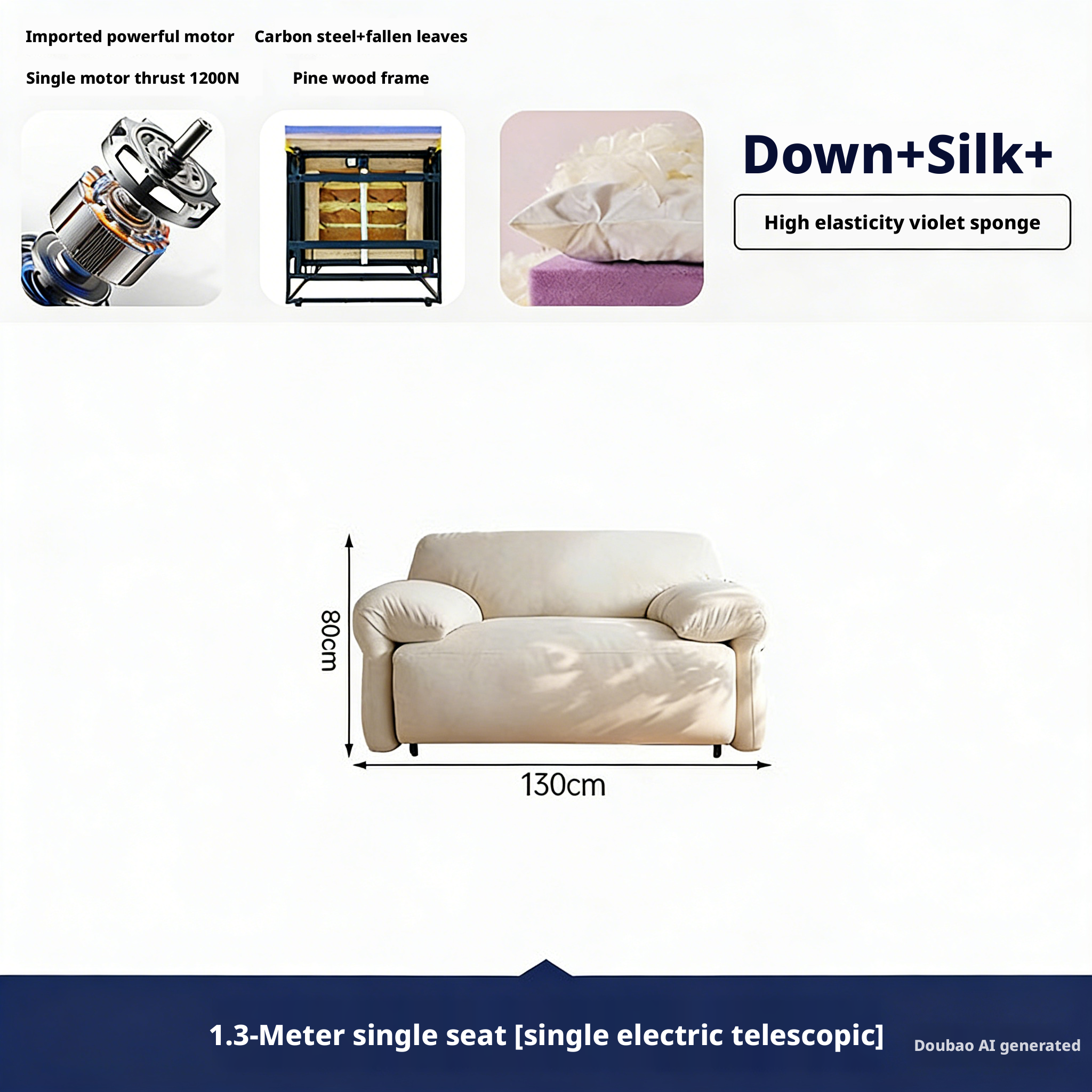 Riz blanc + tissu anti-griffures pour chat résistant à l'usure