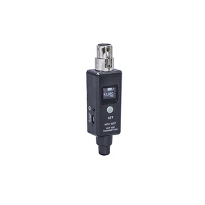 T-8 UHF 20 Frequency Adjustable Microphone Adapter Wired <strong>Mics</strong> to Wireless <strong>Mics</strong> System with Display - Product Image 5