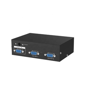 350MHz <strong>VGA</strong> <strong>Splitter</strong> <strong>1</strong> in <strong>2</strong> Out, MT-VIKI 1x2 <strong>1</strong> Computer <strong>2</strong> Monitor + Power Adapter <strong>VGA</strong> <strong>Splitter</strong> - Product Image 1