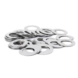 Lazer kesim yüksek kalite az çapaklar metal conta yuvarlak halka şimler SS304 düz pullar