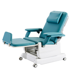Hastane kemoterapi infüzyon flebotomi mobil elektrikli donör örnekleme kan bağış toplama hemodiyaliz diyaliz koltuğu - Product Image 2