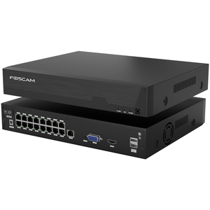 FOSCAM 16 CH 8MP NVR PoE Sistema de cámaras de seguridad POE NVR Kit Cámaras de seguridad de hasta 16TB * 2 HDD Entrada de cámara IP FNA216HE - Product Image 6