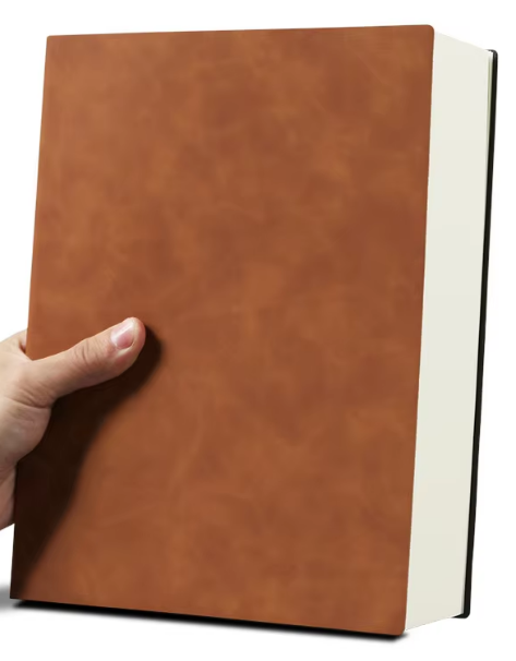 A4 brown-400 pages lined pages