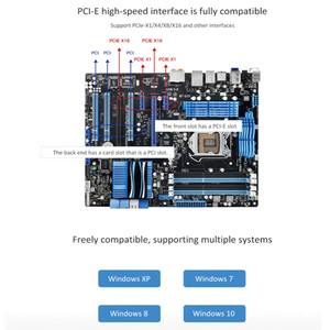 Tarjeta Lan de red Gigabit 2,5G 10/100/1000Mbps I225V PCI-E Adaptador de tarjeta de red de PC con enfriador - Product Image 2