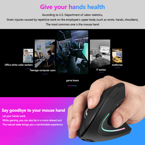 Mouse verticale accessori per Computer per ufficio gioco Mouse Mouse per ufficio senza fili Mouse per ufficio - Product Image 3