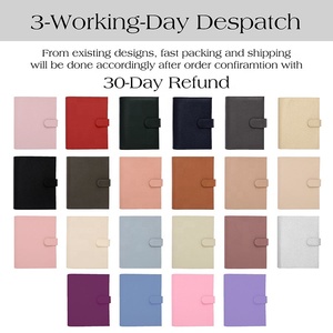 Hongbo Tốt Nhất Người Bán 24-Màu Mềm Da Chính Hãng 6-Vàng Vòng <span class=keywords><strong>A5</strong></span> Ngân Sách Chất Kết Dính Kế Hoạch Với Fly Leaf Có Sẵn Như Văn Phòng Quà Tặng - Product Image 3