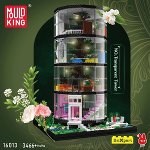 Kalıp kral 16013 sokak görünümü şeffaf kule oyuncaklar dinamik rekabet modeli yapı taşları tuğla hediyeler çocuklar için - Product Image 2