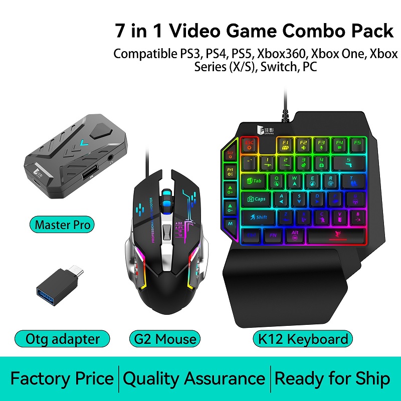 Black Converter Keyboard Mouse