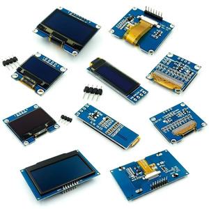 0,91 0,96 1,3 1,54 2,42 Zoll IIC Seriell Weiß Blau Gelb OLED LCD LED-Anzeige modul 128 X64 I2C LCD-Bildschirm für Arduino