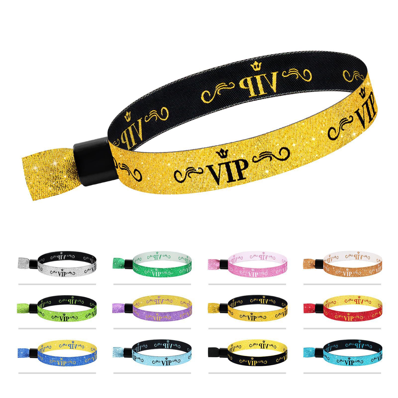 Bracelet coloré en fil d'or VIP