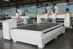 Doppio 2 Mandrini Teste Mach3 Controller Router di Cnc 1525 La Lavorazione Del Legno Macchina di Taglio - Product Image 2