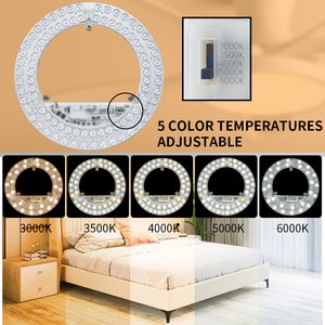ETL 26W 30W 36W 120V 3Power 5CCT No Flicker Ceiling Fan Ceiling Flush Light Module <strong>LED</strong> Lighting Accessories - Product Image 6