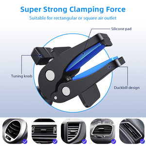 Xe người giữ điện thoại núi với quicklook hệ thống soporte kim loại người giữ điện thoại 360 xoay cho xe Air Vent người giữ điện thoại - Product Image 3