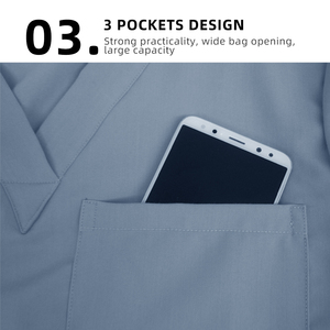 ชุดผ่าตัดป้องกันทางการแพทย์ชุดพยาบาลผ้ายืดชุดยูนิฟอร์มป้องกันริ้วรอยโลโก้ออกแบบได้ตามต้องการ - Product Image 4