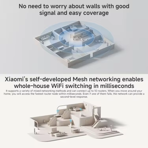 Yeni Xiao mi Mijia Router Be3600 WiFi 7 Dual Band Mesh ağ oyun hızlanma Iptv 2.5G High End Ethernet portu - Product Image 6