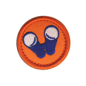 Factory Wholesale in Stock Custom Round Shape Embroidered Badge <strong>Boy</strong> <strong>Scouts</strong> Embroidery Patch Custom LOGO Patches With Hook &amp; Loop - Product Image 2